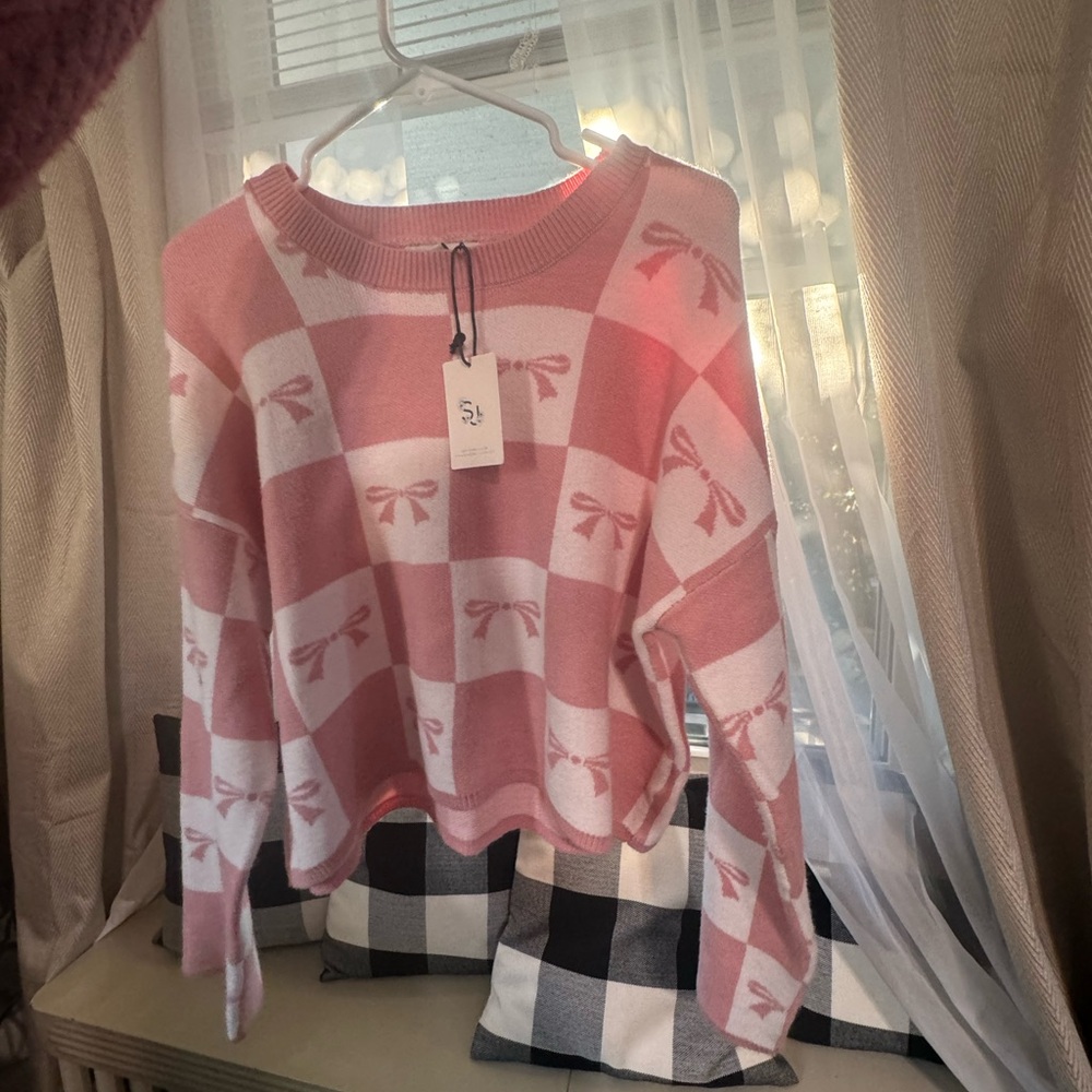 NWT Sincerely Jules Bow Sweater size Large